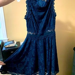 Navy homecoming dress